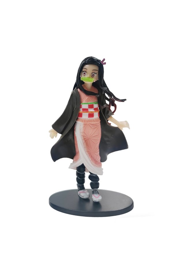 Bandai 01 no box 1-6pcs Anime Demon Slayer Kimetsu no Yaiba figure Kamado Tanjirou Action Figure Aga