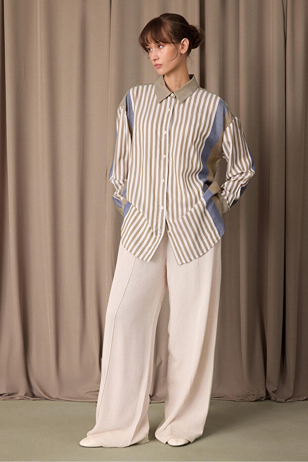 STRIPED OVERSIZE SHIRT