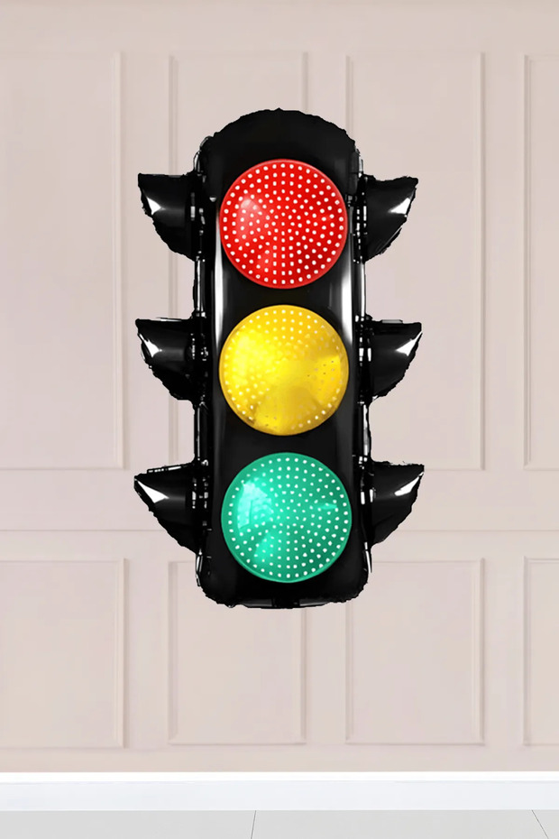 Traffic Light Shaped Foil Balloon 0623