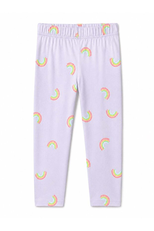 Gap Baby Girl Rainbow Patterned Leggings 18 Months 4 Years Lila