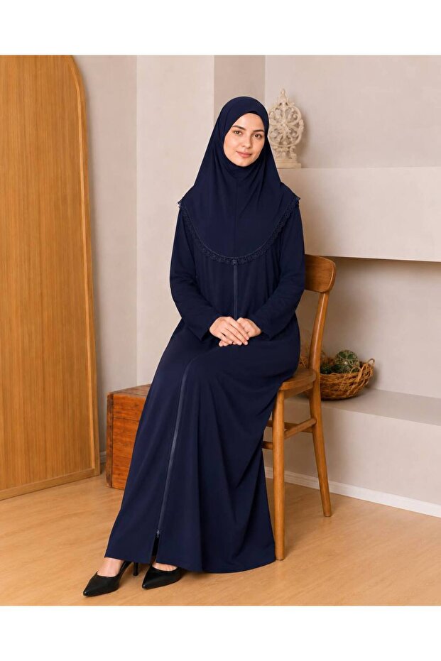 Hooded Cotton Prayer Gown