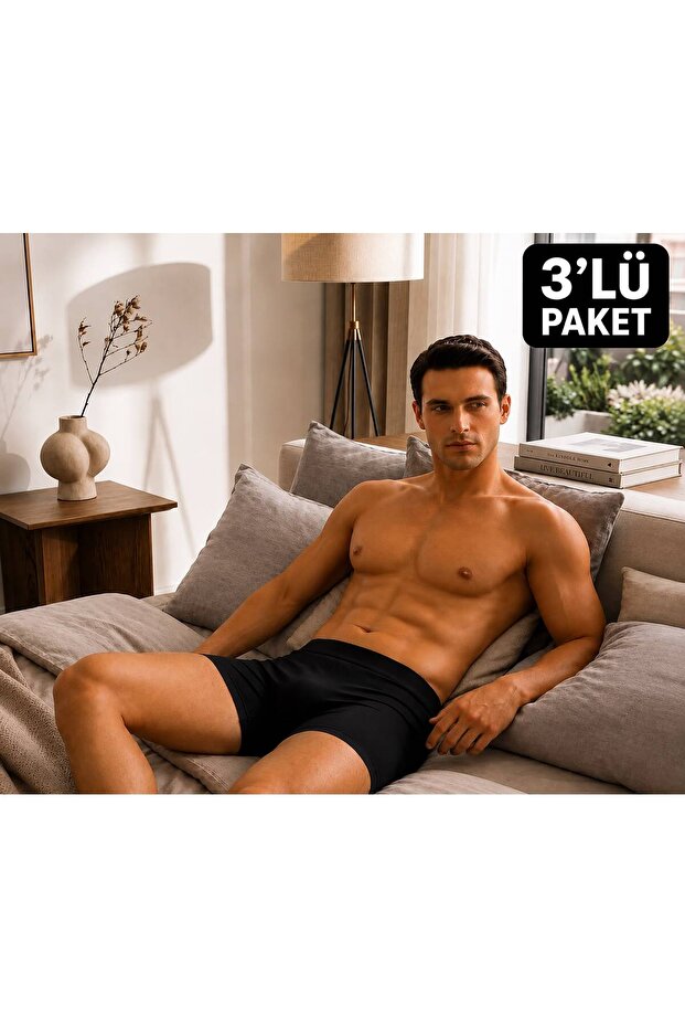 3-Pack Premium Men's Boxers with Flexible & Breathable Fabric