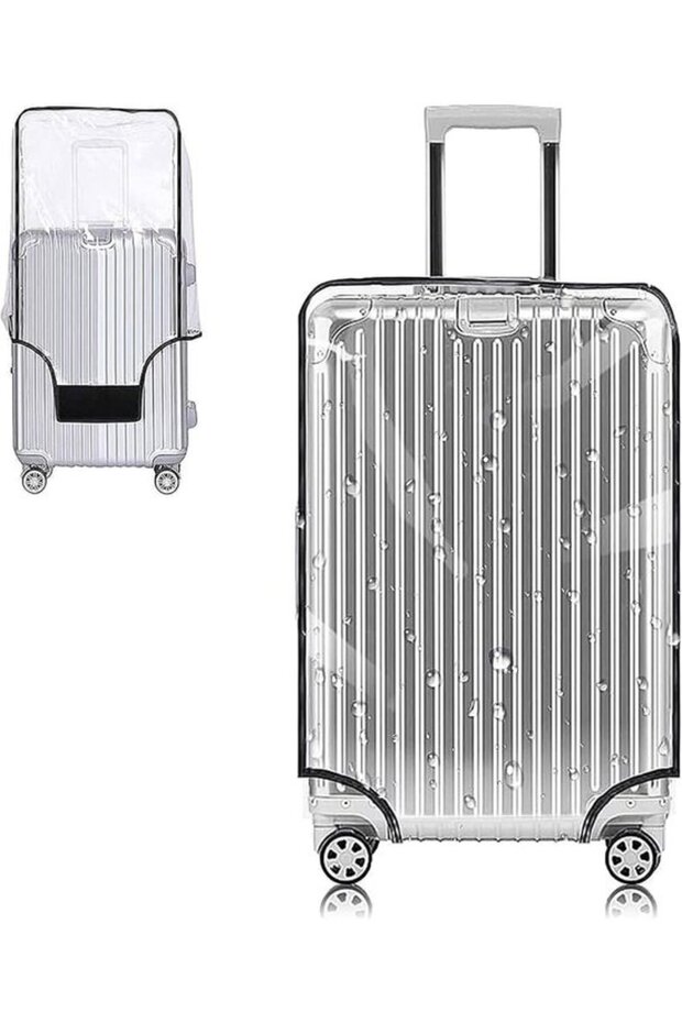 Luggage Cover - Luggage Protector - Luggage Cover for 76 cm (30 inch) - For 76 cm (30 inch) rolling suitcases - Transparent