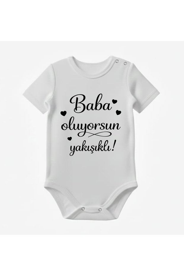 You'Re Becoming a Dad, Handsome Baby, Good News Printed Baby Body Zibin
