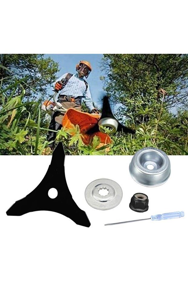 Brush cutter blades, specially designed three-toothed thorn blades, brush cutter
