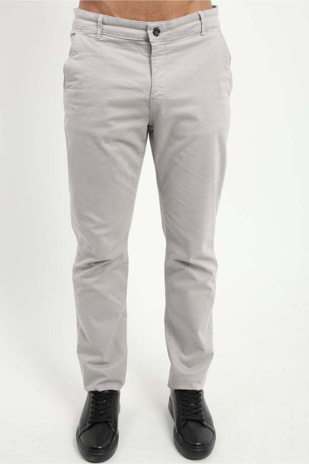 Men's Regular Fit Gray Trousers