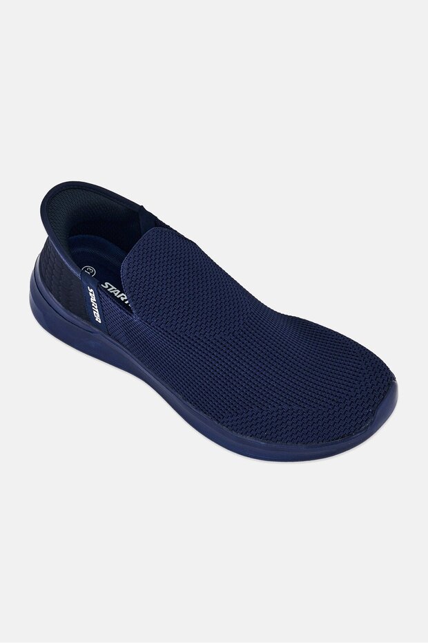 Men Slip On Walking Shoes, Navy Blue
