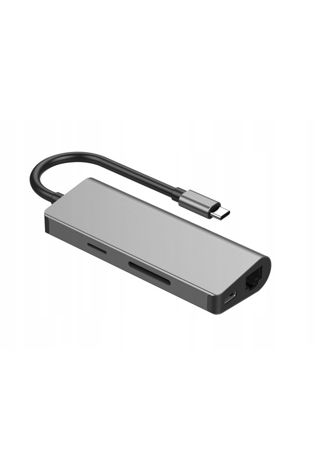 ADAPTOR MULTIPORT USB TIP C 5 ÎN 1 LAN