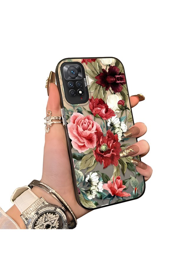 Xiaomi Redmi Note 11 Pro 4G/5G Compatible Hard Acrylic Back Silicone Edge Lens Protection Case