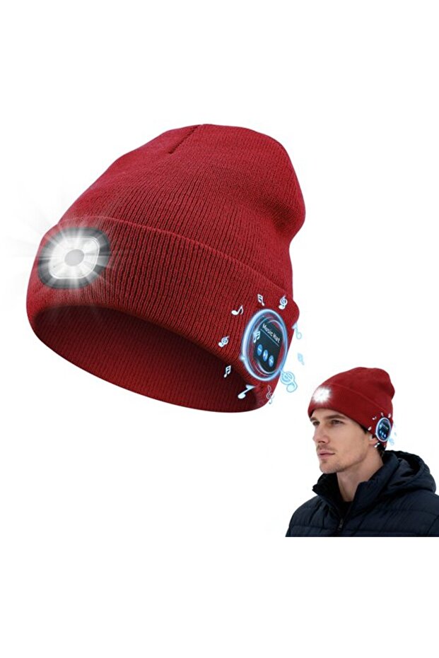 Bluetooth LED night hat.