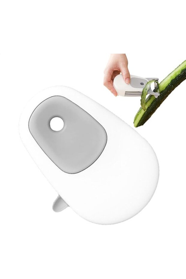 3-in-1 kitchen peeler, foldable, suitable for fruits and vegetables, gray.