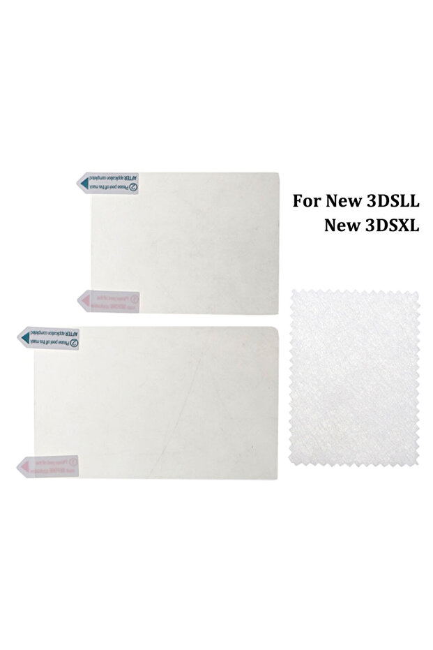 For New 3DS LL XL Clear Protective Film For NDS DSi NDSi XL LL NDSL DS Lite Top+Bottom LCD Scree