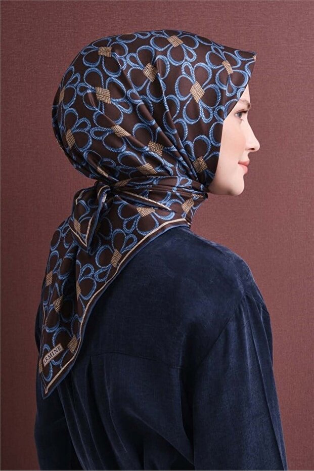وشاح حرير ساتان 9638D-37