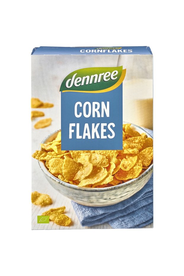 Organic corn flakes, 375g
