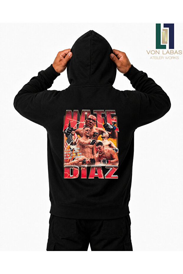 Ufc Nate Diaz Printed Custom Design Unisex Premium Cotton Sweatshirt