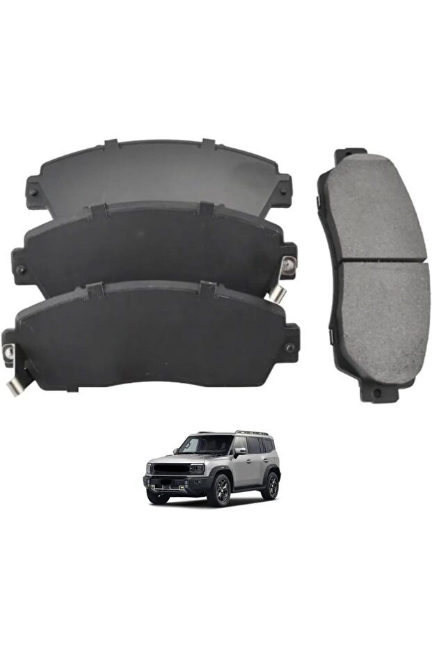 Front Brake Pads Compatible with Jetour T1 (2025 Onwards), T2 (2023 Onwards) & Traveller (2023 Onwards) - Disc Brake Pad Replacement