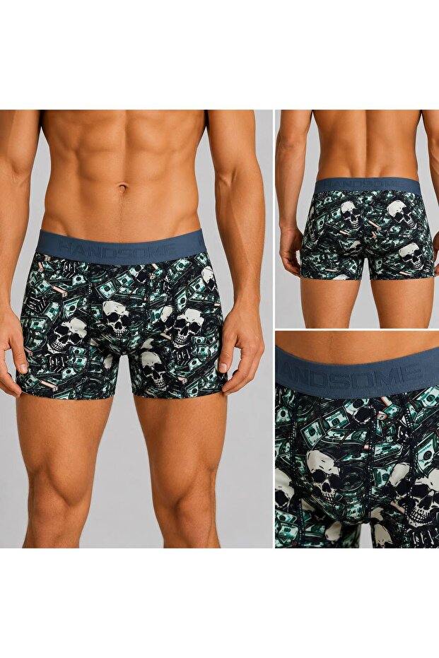 Men's Patterned Model Boxer.