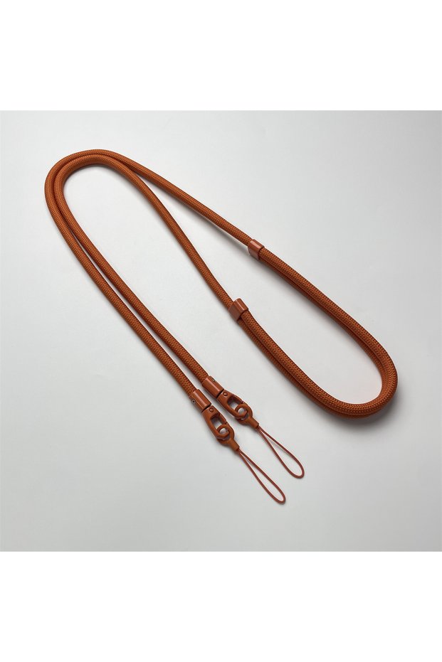 Polyester / Nylon 7 Brown Adjustable Lanyard Crossbody Mobile Phone Straps Suit for IPhone 17 16 15