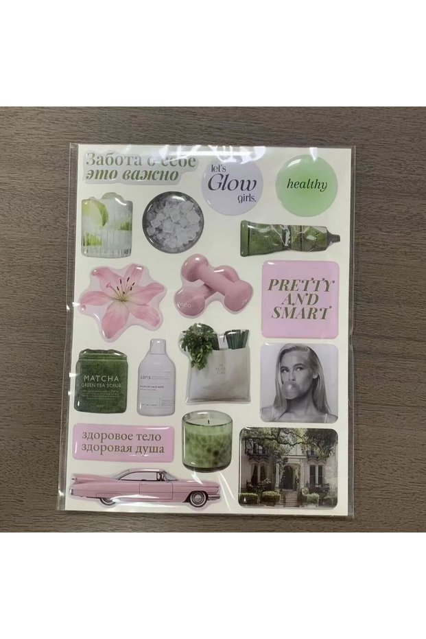 Sti-5915 3D Stickers Crystal Stickers Self-Adhesive Glue Decoration DIY Mobile Phone Collage Compute