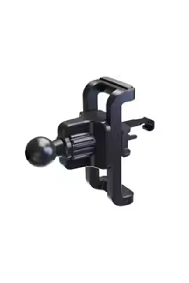 Black One-word Clip Car Phone Holder Base with a Sliding Air Vent Phone Holder