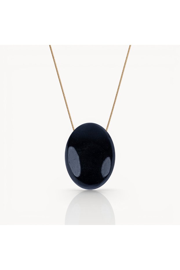 Zodiac Signs Collection 100% Natural Onyx Necklace - Capricorn Zodiac Stone