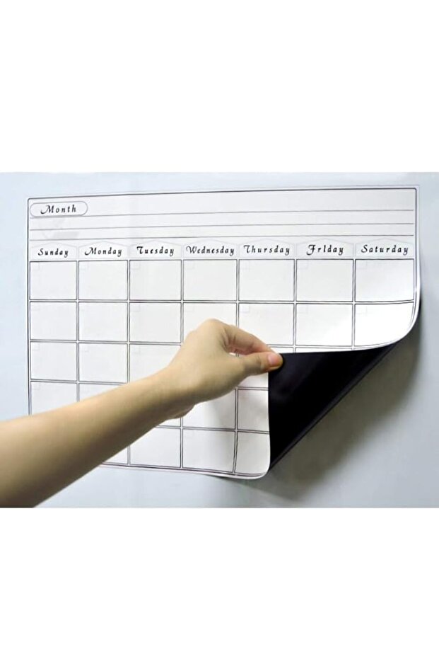 30x42cm Month Planner Calendar MEMO Wall Sticker Kids Play Study Room Decorations