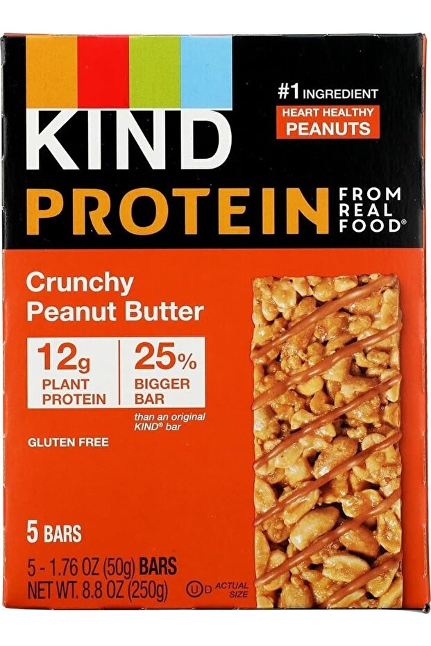 Protein, Crunchy Peanut Butter, 8oz (Pack Of 5)