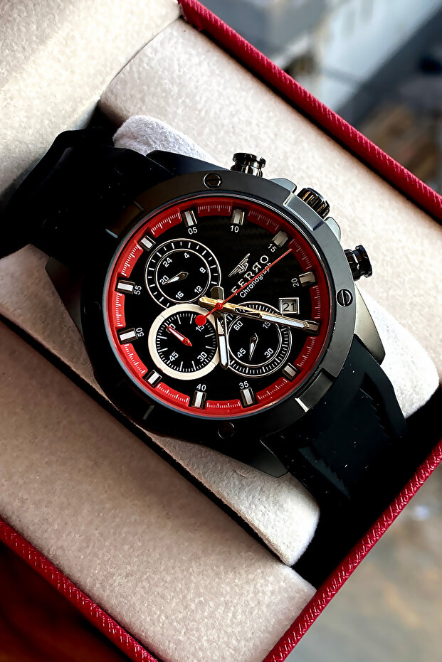 Men's wristwatch steel band 2 years warranty waterproof boxed