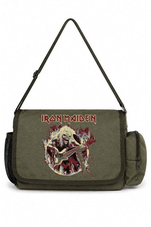 Iron Maiden Rock Metal Music Band Printed Unisex School, Sports, Office Multi-Purpose Messenger Bag