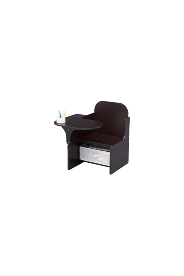 Delta Children MySize Chair Desk with Storage Bin - Greenguard Gold Certified, Dark Chocolate