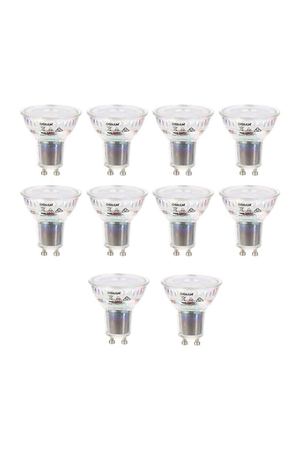 Osram PAR16 4.5W GU10 LED Spotlight Bulb 10-Pieces, Warm Whit