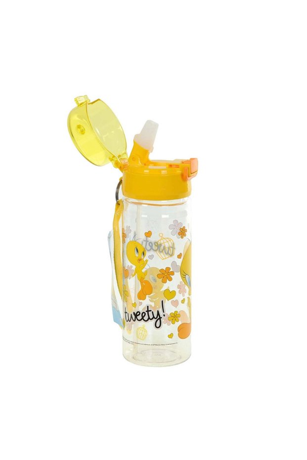 500 ml Plastic Children's Water Bottle – Leak-Proof School Water Bottle with Straw and Lock