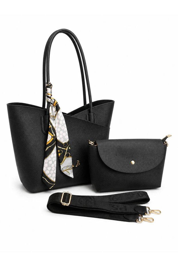 Original Scarf Detailed 2-in-1 Shoulder and Crossbody Bag 🎀