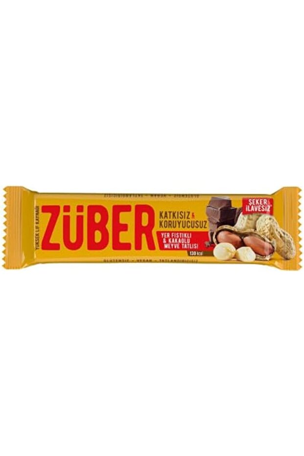 ZUBER PEANUT & COCOA FRUIT BAR 35G