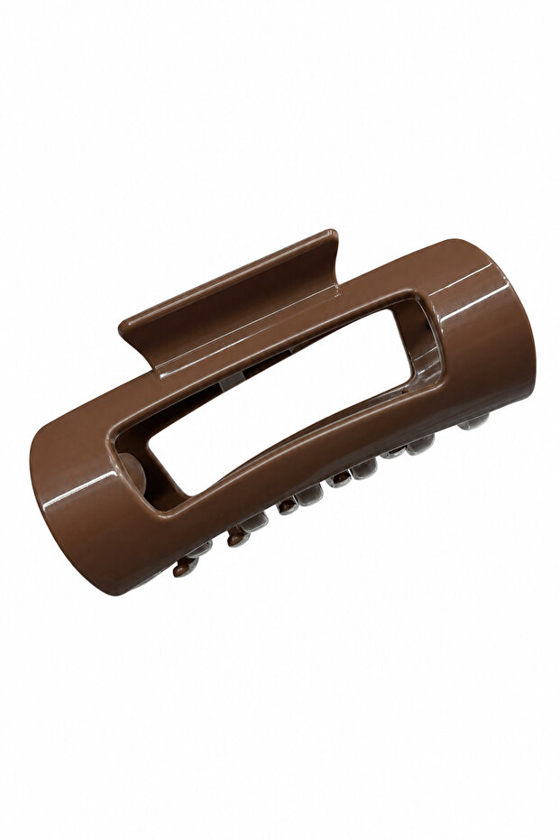 Modern Design Brown Large Size Hair Claw Clip for Daily Stylish Use
