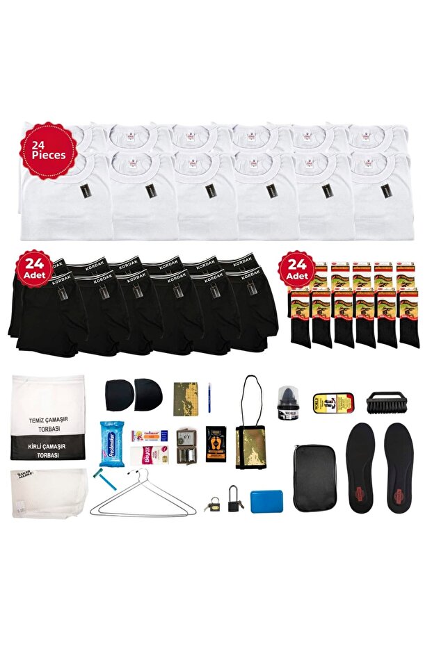 24-Piece Sailor Economic Value Military Service Set