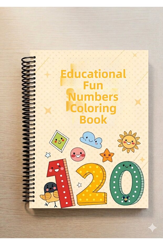 Fun Educational Children's Number Coloring Notebook