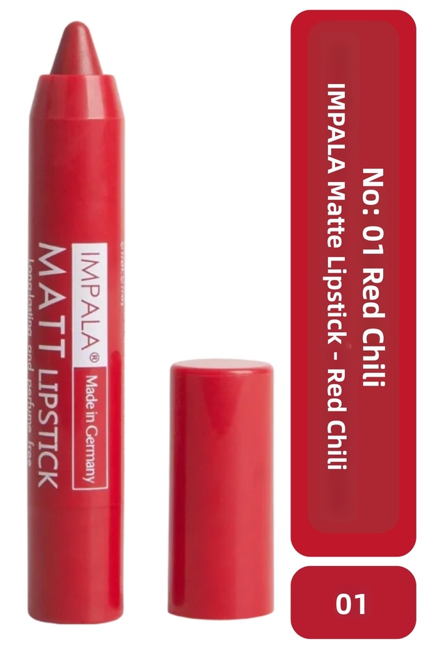 Matte Lipstick Red Pepper - Matt Lipstick No: 01