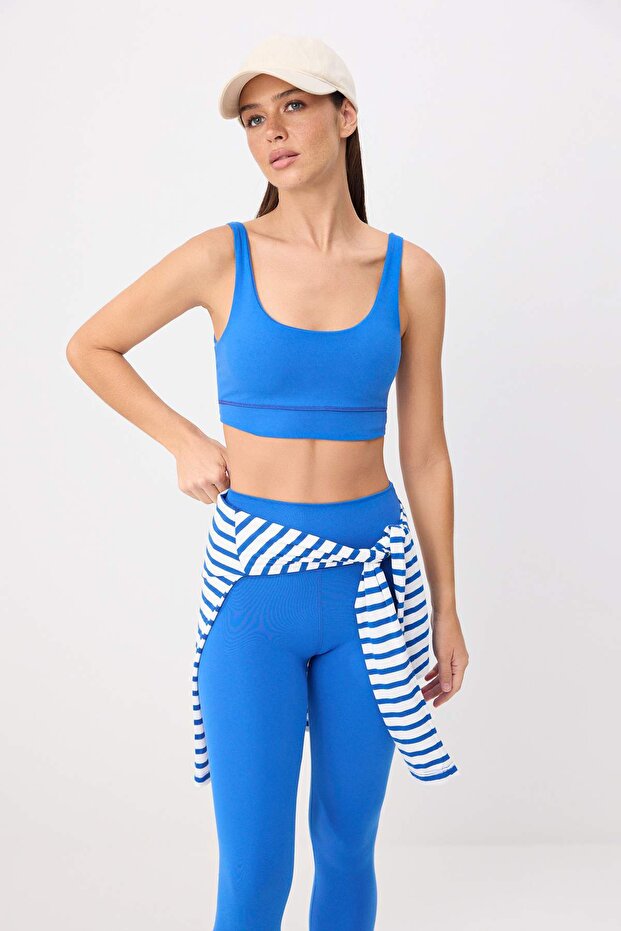 Saks Fırçalı Scuba Kaplı Spor Sütyeni THMSS24SS00008 - 4