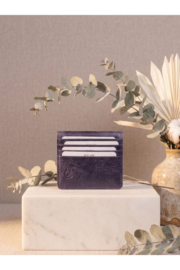 London Vintage Leather Card Holder Mother's Day Gift