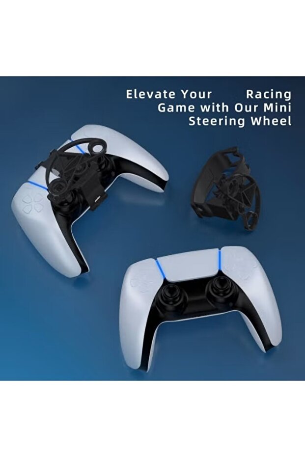 Game Controller Mini Steering Wheel for PS5 - 4