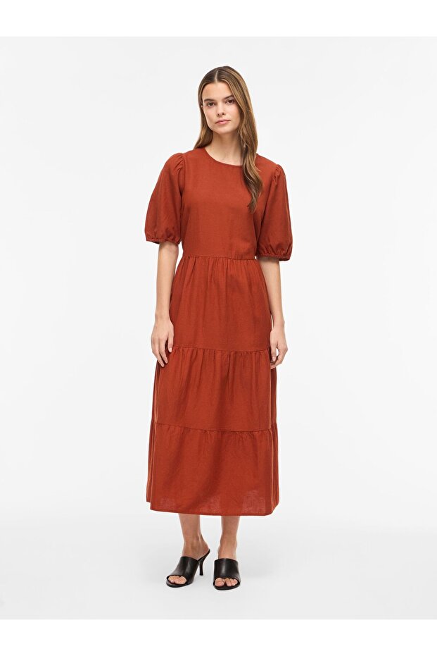 Maxikleid VIPRISILLA Kurzarm - 1