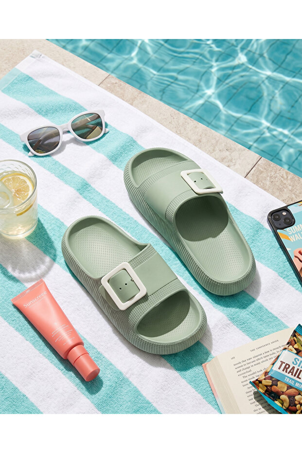 Women's Daily Thick Sole Non-Slip Beach Pool and Home Slippers