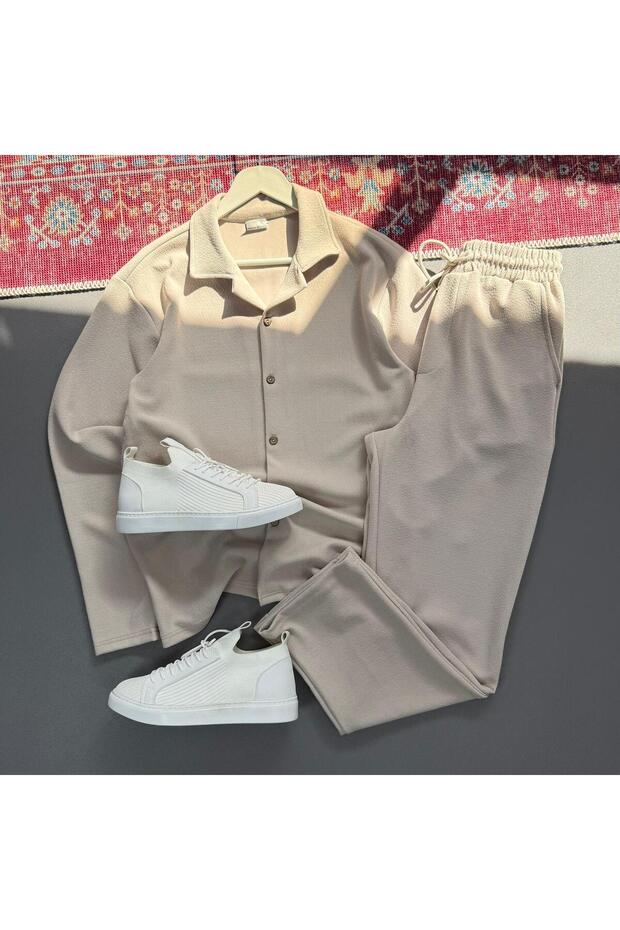 Men's Crepe Fabric Top and Bottom Combination