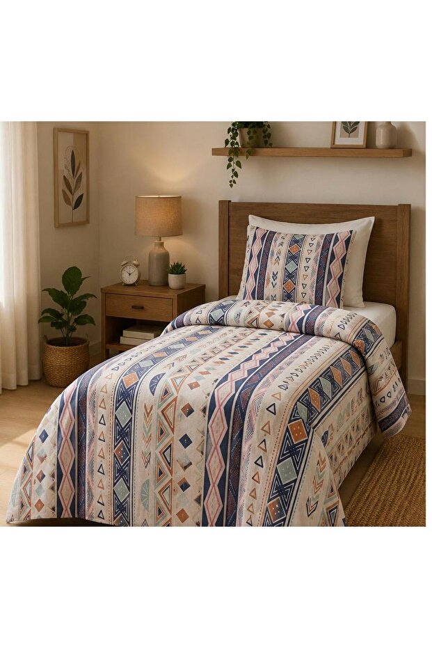 Uykuli̇fe Ethnic Pattern Single Bedding Set