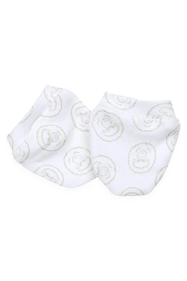 Lamb Glove Set | Lamb Patterned Baby Gloves - 4