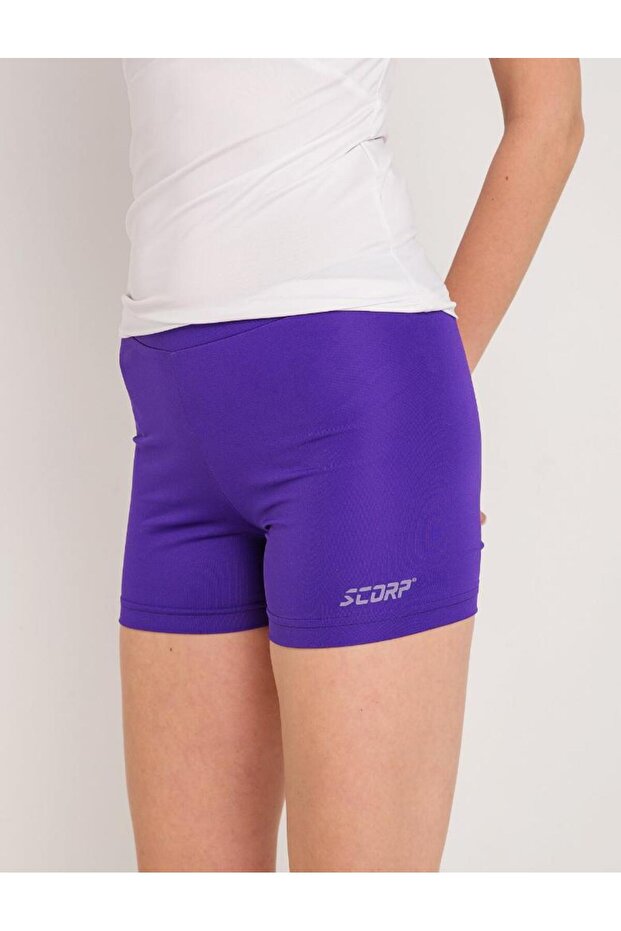 Runway Short Sports Leggings Purple