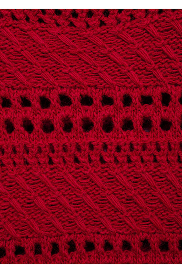 Durchbrochener Strickpullover - 5