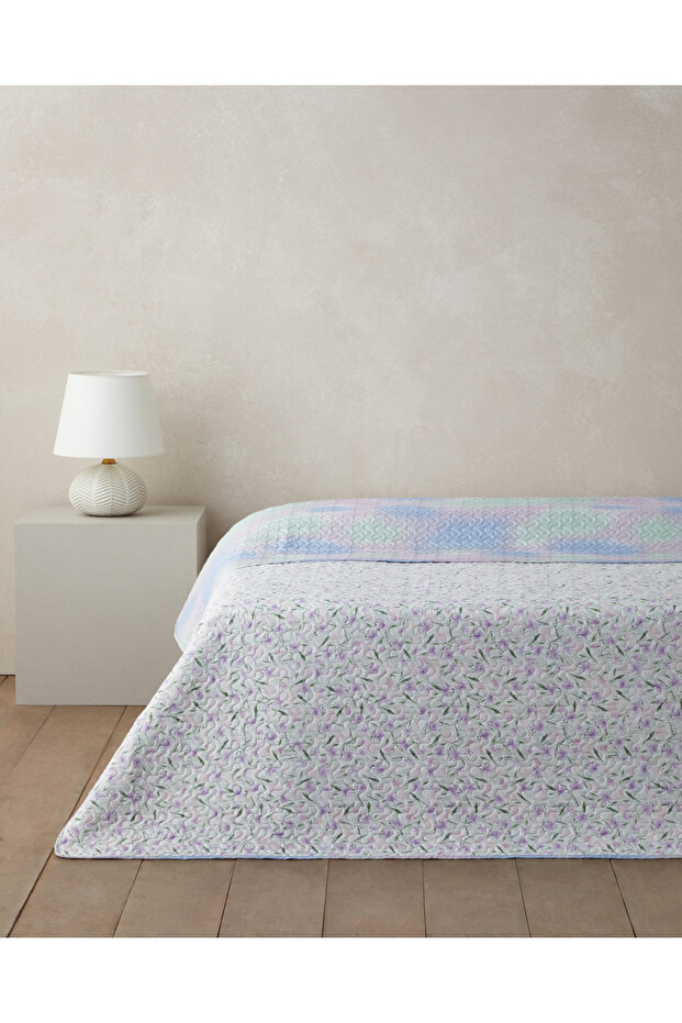 Viola Bloom Double Multi-Purpose Blanket 200X220 cm Purple