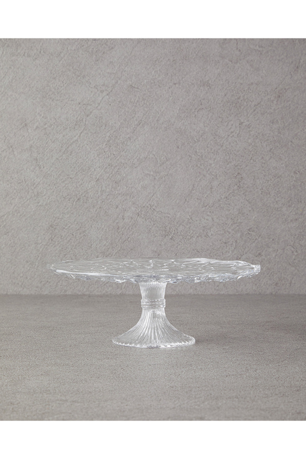 25cm Clear Cyrus Glass Cake Stand